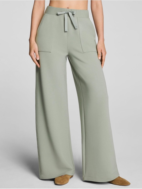 SPANX Pants - NWT SPANX AirEssentials® French Rib Wide Leg Pant